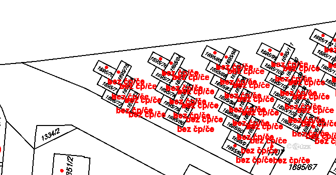 Třeboň 40980049 na parcele st. 1695/78 v KÚ Třeboň, Katastrální mapa