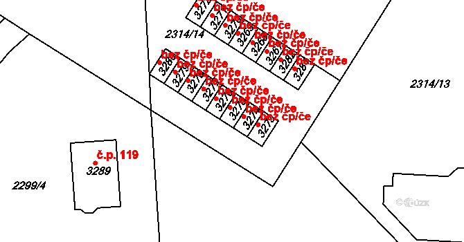 Kolín 46083049 na parcele st. 3275 v KÚ Štítary u Kolína, Katastrální mapa