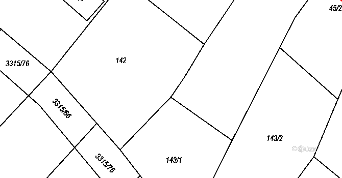 Březník 48421049 na parcele st. 44/1 v KÚ Březník, Katastrální mapa