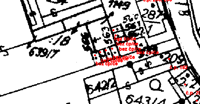 Hrochův Týnec 38063051 na parcele st. 565 v KÚ Hrochův Týnec, Katastrální mapa