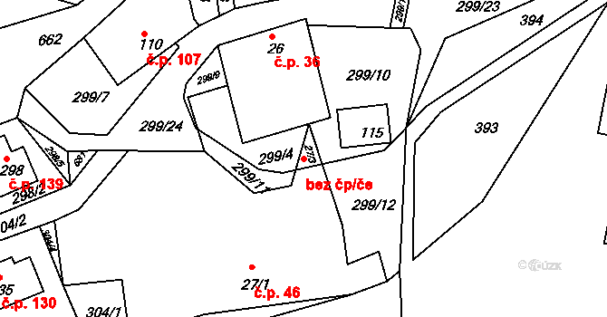 Staňkov 40993051 na parcele st. 27/3 v KÚ Staňkov, Katastrální mapa