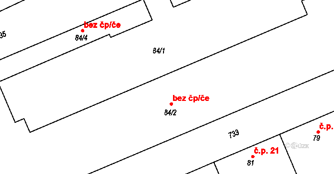 Josefov 5, Jaroměř na parcele st. 84/2 v KÚ Josefov u Jaroměře, Katastrální mapa