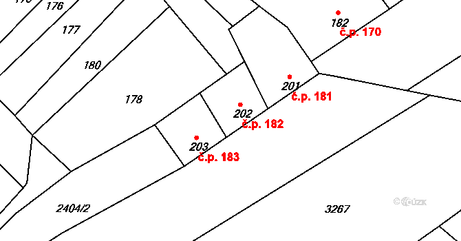 Moravské Prusy 248, Prusy-Boškůvky na parcele st. 4730 v KÚ Moravské Prusy, Katastrální mapa
