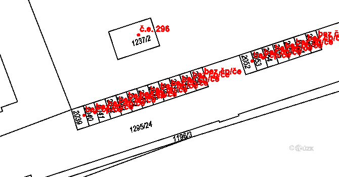 Přeštice 47430052 na parcele st. 2047 v KÚ Přeštice, Katastrální mapa