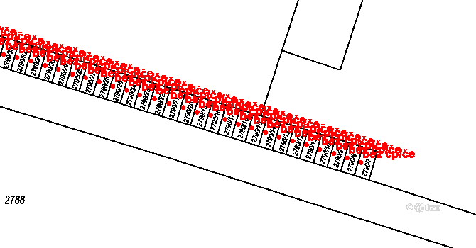 Holešov 47592052 na parcele st. 2790/16 v KÚ Holešov, Katastrální mapa