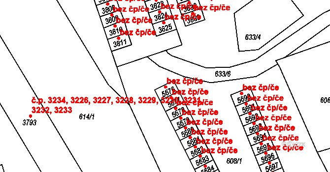 Jablonec nad Nisou 2278, Katastrální mapa