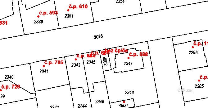 Čelákovice 43243053 na parcele st. 4002 v KÚ Čelákovice, Katastrální mapa