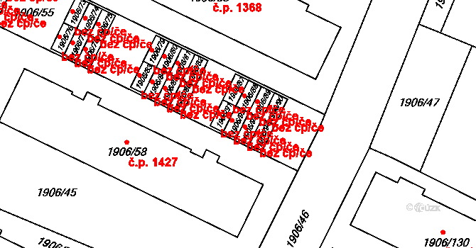 Praha 49643053 na parcele st. 1906/92 v KÚ Uhříněves, Katastrální mapa