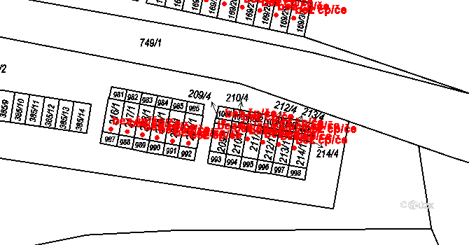 Rychnov nad Kněžnou 38473054 na parcele st. 210/4 v KÚ Lipovka u Rychnova nad Kněžnou, Katastrální mapa