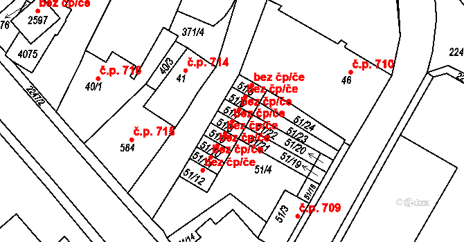 Lomnice nad Popelkou 47701056 na parcele st. 51/8 v KÚ Lomnice nad Popelkou, Katastrální mapa