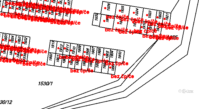 Mimoň 42704057 na parcele st. 1905 v KÚ Mimoň, Katastrální mapa