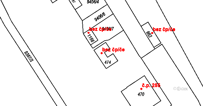 Slavonice 44509057 na parcele st. 474 v KÚ Slavonice, Katastrální mapa