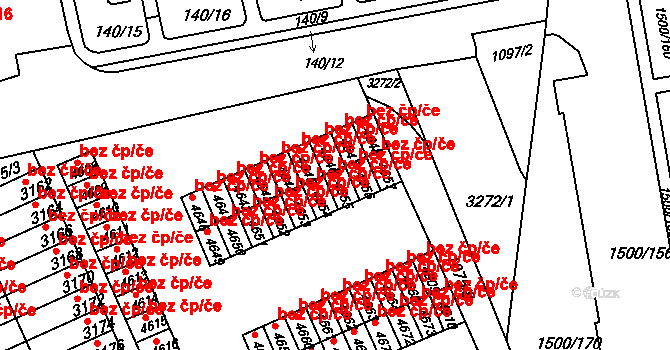 Kroměříž 44989059 na parcele st. 4655 v KÚ Kroměříž, Katastrální mapa