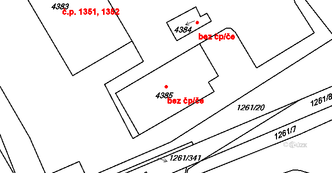 Beroun 46974059 na parcele st. 4385 v KÚ Beroun, Katastrální mapa