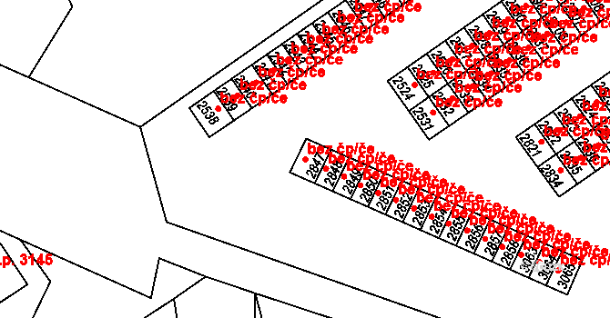 Dvůr Králové nad Labem 38986060 na parcele st. 2847 v KÚ Dvůr Králové nad Labem, Katastrální mapa