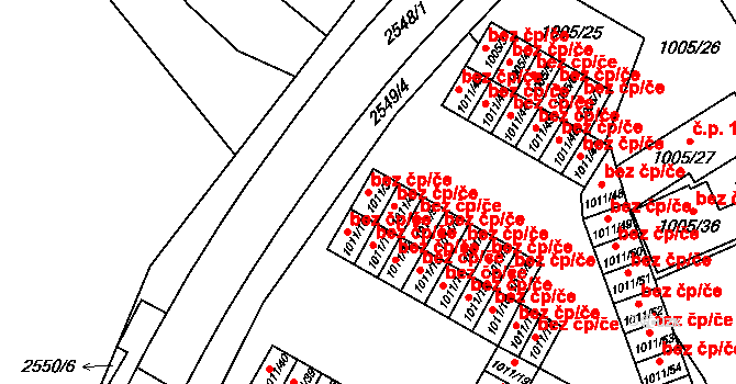 Bohumín 43944060 na parcele st. 1011/3 v KÚ Nový Bohumín, Katastrální mapa