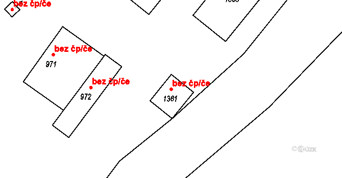 Bílá 47948060 na parcele st. 1361 v KÚ Bílá, Katastrální mapa