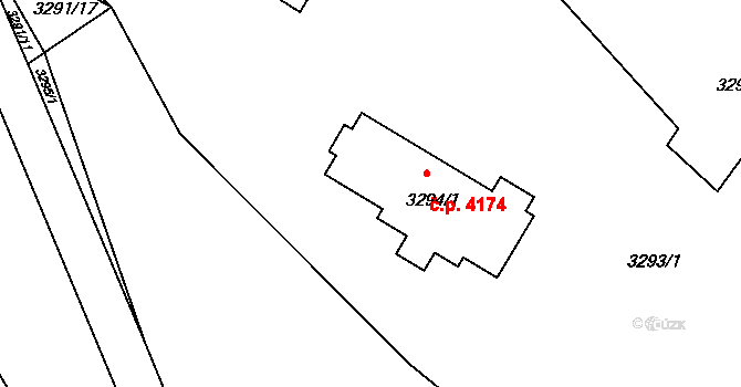 Chomutov 4175, Katastrální mapa
