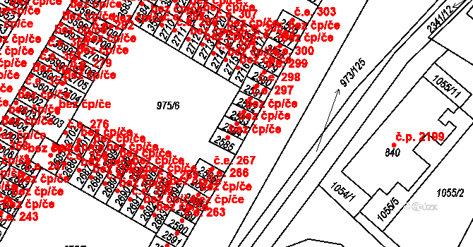 Havlíčkův Brod 38682061 na parcele st. 2584 v KÚ Havlíčkův Brod, Katastrální mapa