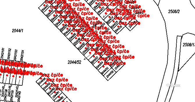Jeseník 42928061 na parcele st. 2044/31 v KÚ Jeseník, Katastrální mapa