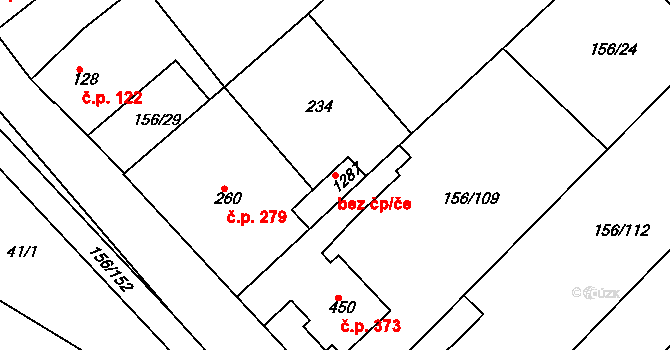 Kralupy nad Vltavou 43495061 na parcele st. 1287 v KÚ Lobeček, Katastrální mapa