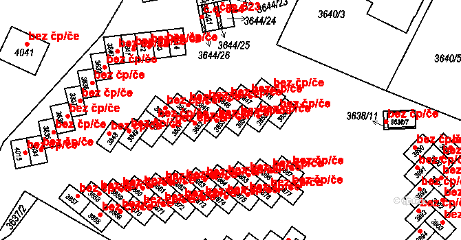 Tachov 44082061 na parcele st. 3854 v KÚ Tachov, Katastrální mapa
