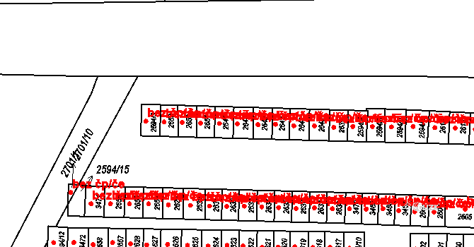 Rýmařov 46585061 na parcele st. 2644 v KÚ Rýmařov, Katastrální mapa