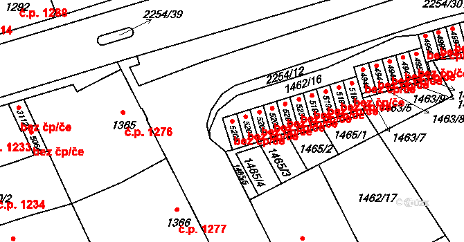 Šumperk 48503061 na parcele st. 5205 v KÚ Šumperk, Katastrální mapa