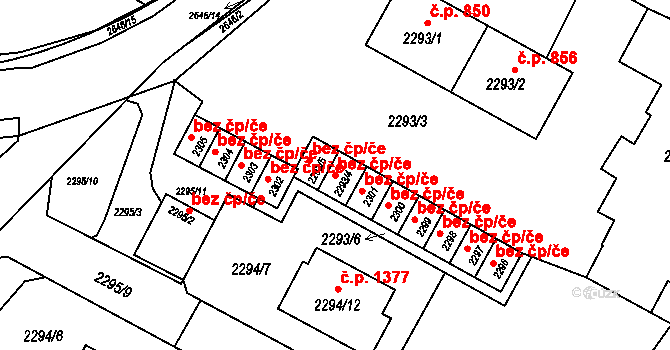 Rýmařov 46344063 na parcele st. 2293/4 v KÚ Rýmařov, Katastrální mapa