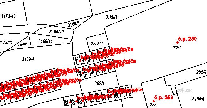 Kryry 48812064 na parcele st. 282/16 v KÚ Kryry, Katastrální mapa