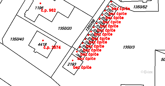 Šumperk 42021065 na parcele st. 2346 v KÚ Šumperk, Katastrální mapa