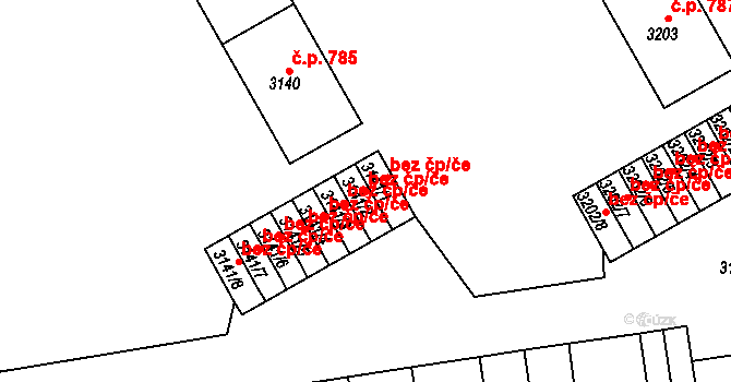 Třinec 41827066 na parcele st. 3141/2 v KÚ Lyžbice, Katastrální mapa