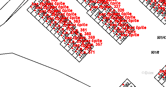 Pacov 49488066 na parcele st. 1162 v KÚ Pacov, Katastrální mapa