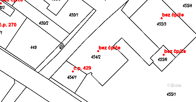 Nový Bor 45944067 na parcele st. 454/2 v KÚ Arnultovice u Nového Boru, Katastrální mapa