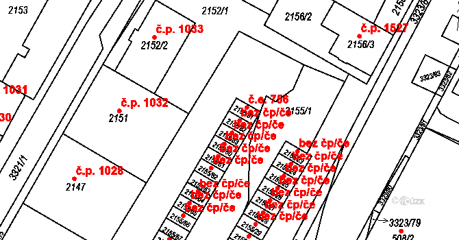 Mikulov 46641068 na parcele st. 2155/82 v KÚ Mikulov na Moravě, Katastrální mapa