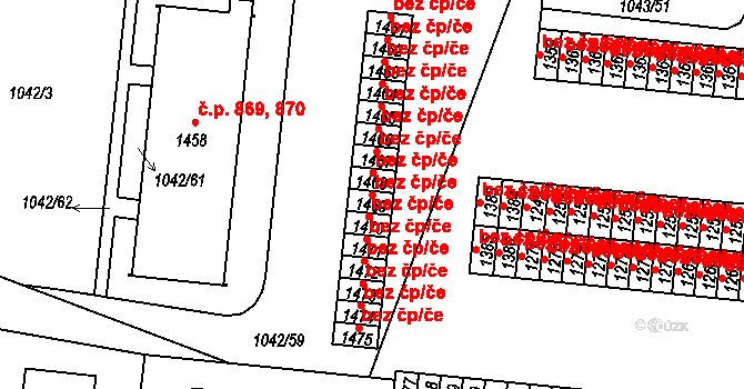 Vodňany 47283068 na parcele st. 1469 v KÚ Vodňany, Katastrální mapa