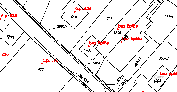 Rtyně v Podkrkonoší 49042068 na parcele st. 1439 v KÚ Rtyně v Podkrkonoší, Katastrální mapa
