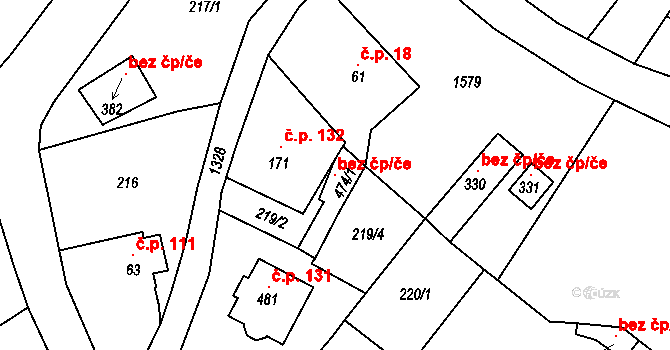 Jablonné v Podještědí 104779071 na parcele st. 474/1 v KÚ Markvartice v Podještědí, Katastrální mapa
