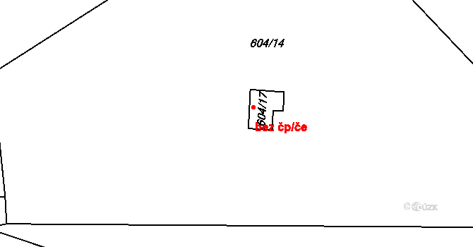 Horní Planá 48624071 na parcele st. 604/17 v KÚ Zvonková, Katastrální mapa