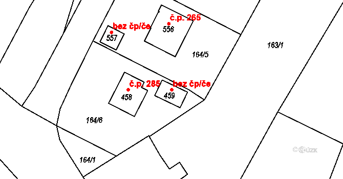 Čimelice 39974073 na parcele st. 459 v KÚ Čimelice, Katastrální mapa