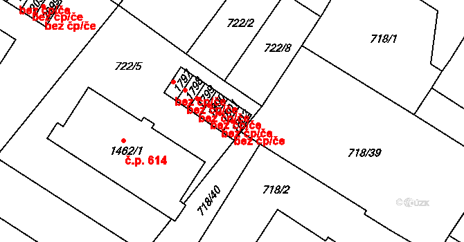 Chlumec nad Cidlinou 41451074 na parcele st. 1802 v KÚ Chlumec nad Cidlinou, Katastrální mapa