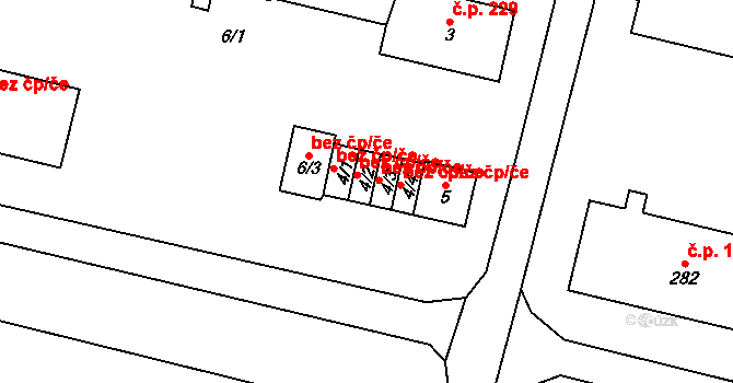 Březová 44344074 na parcele st. 4/2 v KÚ Březová u Sokolova, Katastrální mapa