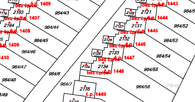 Choceň 45513074 na parcele st. 2125 v KÚ Choceň, Katastrální mapa