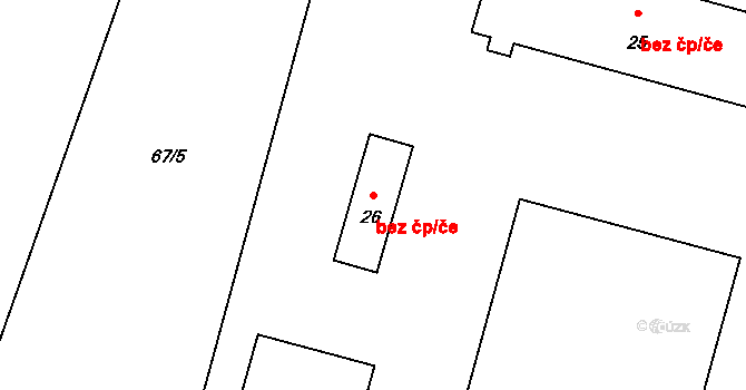 Jarošov nad Nežárkou 47955074 na parcele st. 26 v KÚ Matějovec nad Nežárkou, Katastrální mapa