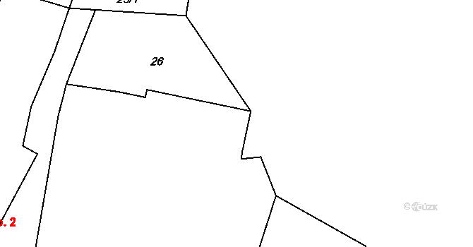 Liškov 1, Čížkov na parcele st. 35 v KÚ Liškov, Katastrální mapa