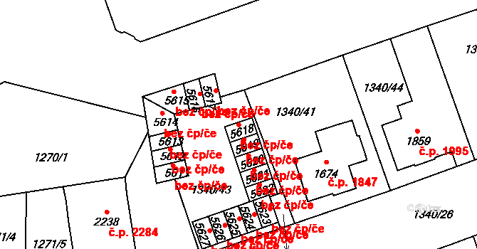 Jablonec nad Nisou 539, Katastrální mapa