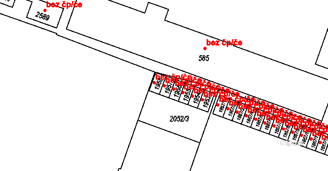 Hořice 39759075 na parcele st. 1957 v KÚ Hořice v Podkrkonoší, Katastrální mapa