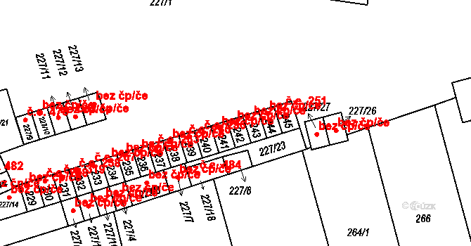 Velké Opatovice 41818075 na parcele st. 242 v KÚ Velké Opatovice, Katastrální mapa