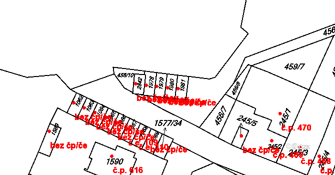 Litovel 92, Katastrální mapa