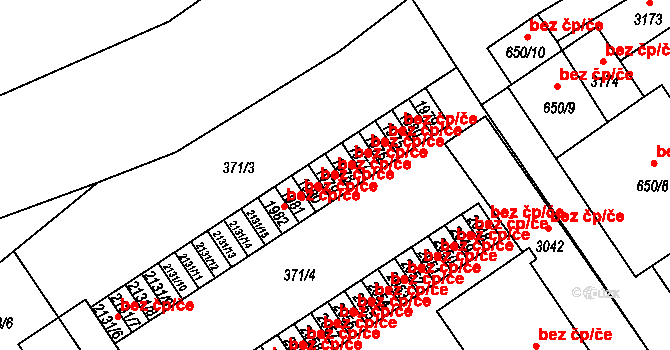 Mariánské Lázně 38790076 na parcele st. 1979 v KÚ Úšovice, Katastrální mapa